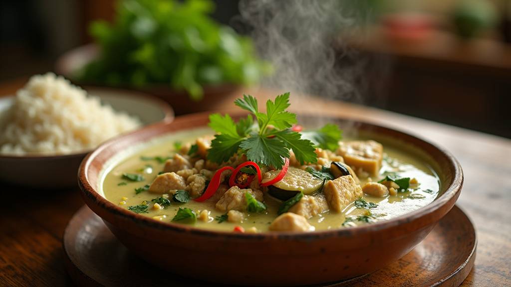 Curry Thaï Maison : Recette Authentique du Curry Vert - illustration