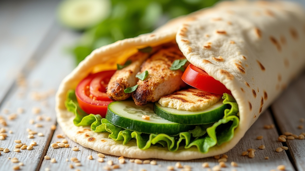 Découvrez des recettes de wraps faciles et rapides à faire - illustration